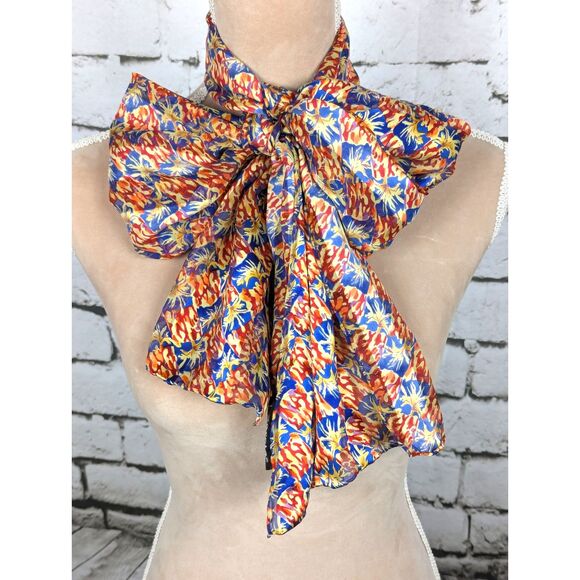 J. GARCIA Limited Edition 100% Silk Scarf Psychedelic Kaleidoscope 13"x 64" - Picture 1 of 7